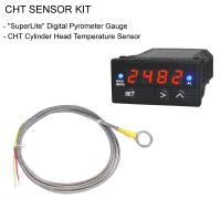CHT Digital Pyrometer Gauge + CHT Cylinder Head Temperature Sensor Kit WS 